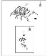 5016389AA - Mopar Accessories - Component Parts: Accessory Hardware Kit for Mopar Image