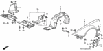 91621SF1003 - Body/Air Conditioning: GROMMET, SCREW (5MM) for Acura Image