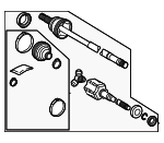 4341012C70 - : Axle Assembly for Toyota Image