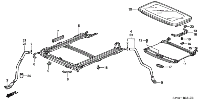 Sliding Roof for 2006 Acura MDX #0