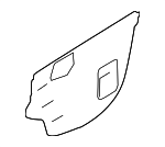 808613WC5A - Body: Water Deflector for Nissan: Versa Note Image