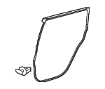 678720E140 - Body: Door Weather-strip for Lexus: TX350, TX500h, TX550h+ Image