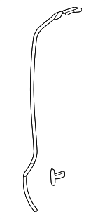 678960E110 - Body: Side Weather-strip for Lexus: TX350, TX500h, TX550h+ Image