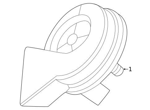 Horn for 2002 Volvo V40 #0