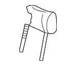 4B0885921AA73G - Body: Headrest Cover for Audi: Allroad Quattro Image