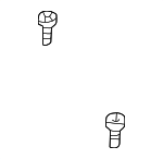 8N0809370B - Body: Fuel Door Screw for Audi: TT, TT Quattro Image