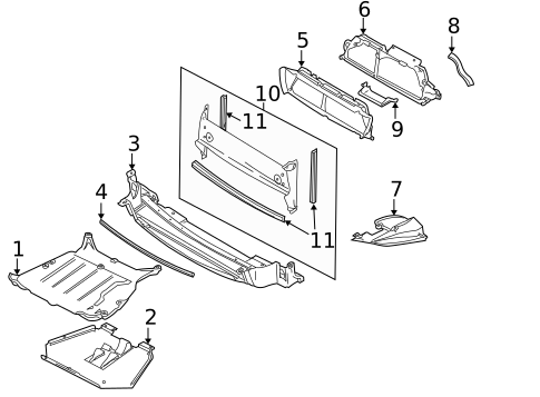 Splash Shields for 2006 Volvo S60 #0