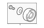 311895G0A02 - Cooling System: Tension Pulley for Honda: Accord, Crosstour, Odyssey, Passport, Pilot, Ridgeline Image