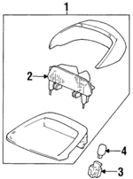 34274SV4A01ZL - : High Mount Lamp for Acura Image