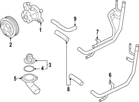 Water Pump for 2025 Toyota GR86 #0
