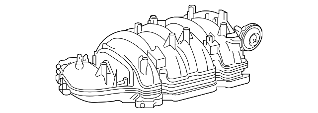 2017 マニフォールド　デニイロ343 MANIFOLD DENIIRO MSD 2700 Atomic AirForce Gen-V LT Intake Manifold, Red
