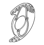 8S0615312F - : Splash Shield for Audi: TT RS Quattro Image