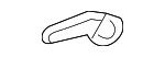 UZ281D5AB - Body: Recline Handle for Jeep: Commander, Grand Cherokee, Liberty Image