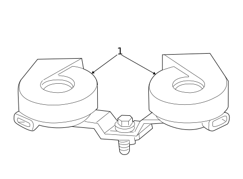 Horn for 2007 Dodge Dakota #0