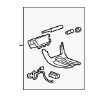 25884682 - Body: Console Trim Panel for Chevrolet: Malibu Image