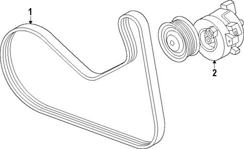 Belts & Pulleys for 2025 BMW 550e xDrive #0