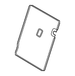 89328G3000 - Body: Seat Back Panel for Hyundai: Elantra GT Image