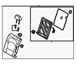 89300G3120PKY - Body: Seat Back Assembly for Hyundai: Elantra GT Image