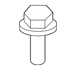 7119907474 - Electrical: Outer Belt Assembly Bolt for BMW Image