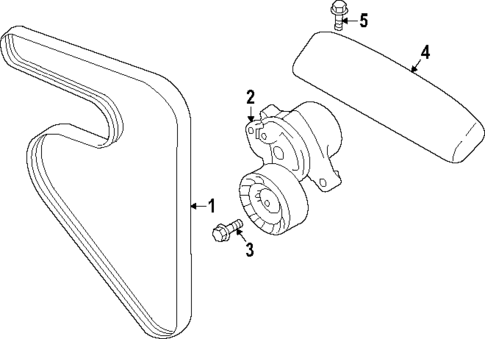 Belts & Pulleys for 2024 Subaru Crosstrek #0