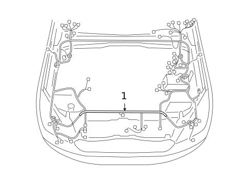 Wiring Harness for 2006 Lexus GX470 #0