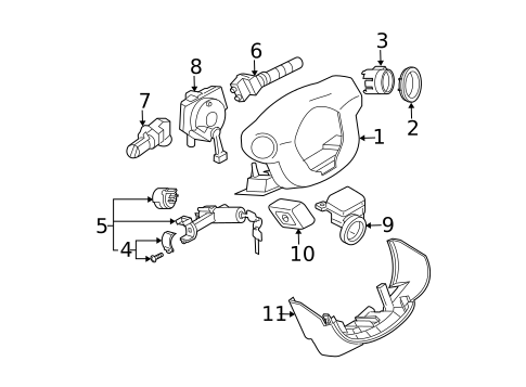 Ignition Lock for 2003 INFINITI G35 #0