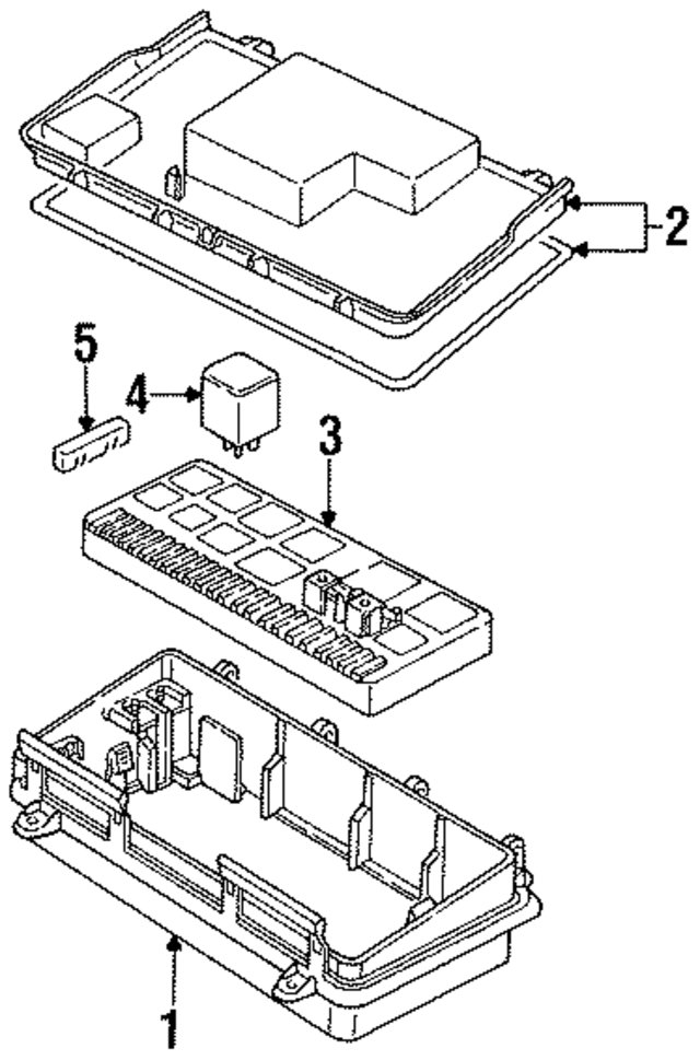 8A0941803 - Electrical: Relay Box for Audi Image
