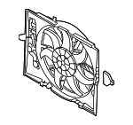 17427534911 - : Fan Assembly for BMW: 550i, 650i Image