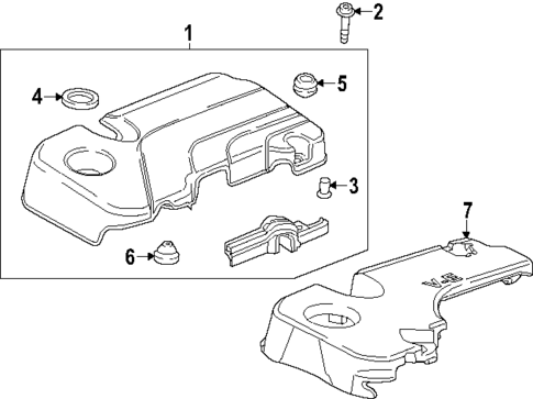 Engine Appearance Cover for 2025 GMC Terrain #0