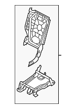 HTA500230 - Body: Seat Frame for Land-Rover Image