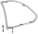 62710AA03083 - Body: Quarter Glass for Toyota Image image