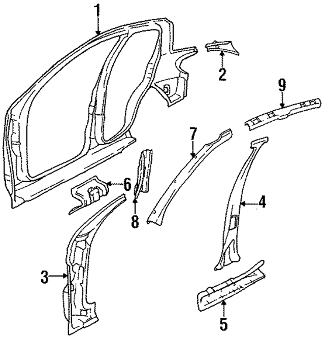 30019018 - Body: Uniside Assembly for GM Image