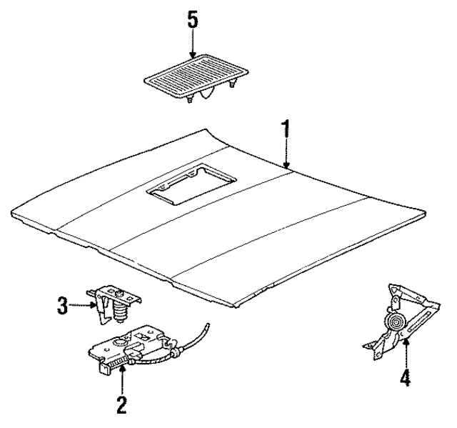 4386089 - Body: Hood for Mopar Image