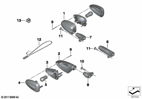 Turn Signals, Front for 2012 BMW-Motorrad R 1200 R #1