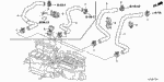 79721TA1A00 - Electrical/Exhaust/Heater/Fuel: HOSE, WATER INLET for Acura Image