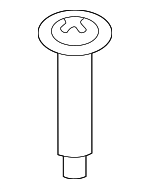7146986938 - Body: License Bracket Screw for BMW Image