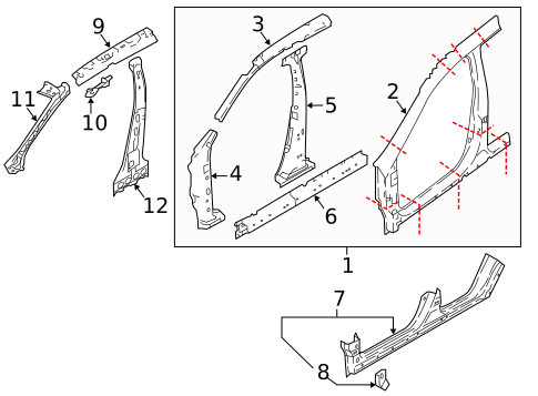 Aperture Panel for 2021 Nissan Qashqai #0