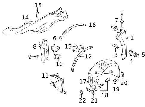 Fender & Components for 2008 Audi R8 #0