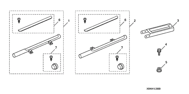 Side Step (Chrome) for 2008 Honda CR-V #0