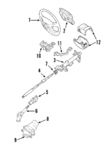 4520547020 - Steering: Jacket for Toyota Image