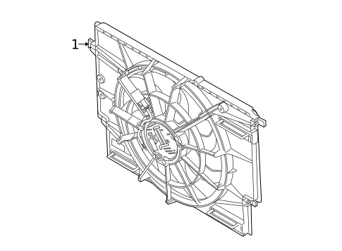 Cooling Fan for 2019 Volvo XC40 #0