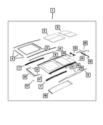 6XJ16LXHAA - Body Sheet Metal Except Doors: Complete Sunroof for Mopar Image