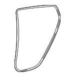 6233210010 - : Weather-Strip On Body for Toyota: C-HR Image