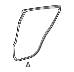 6787110100 - Body: Door Weather-strip for Toyota: C-HR Image