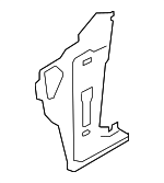 80A802125CSTL - Body: Inner Hinge Pillar for Audi Image