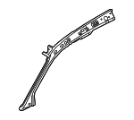 80F810179STL - Body: Inner Windshield Pillar for Audi Image
