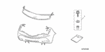 8P35SL0200R1 - Accessory Components: HARDWARE KIT, NOSE MASK for Acura Image