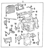 8705033070 - HVAC: AC &amp; Heater Assembly for Lexus: ES300 Image