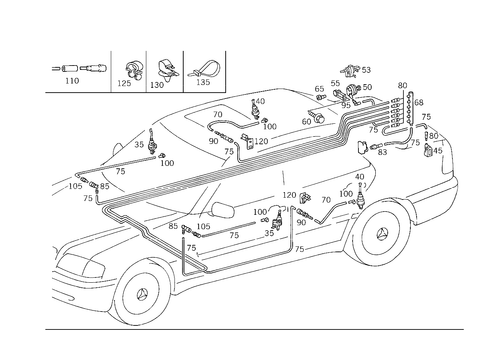 Central Locking System for 1998 Mercedes-Benz C280 #0
