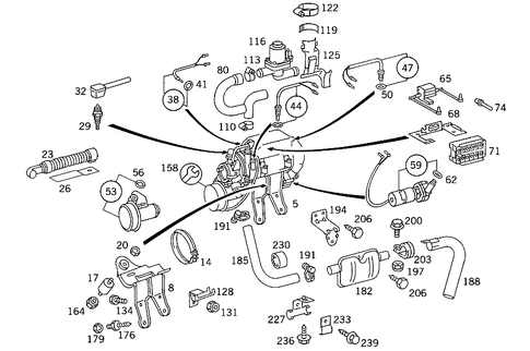 Auxiliary Heater Used on Gasoline and Diesel Vehicles Less Turbodiesel for 1988 Mercedes-Benz 260E #0